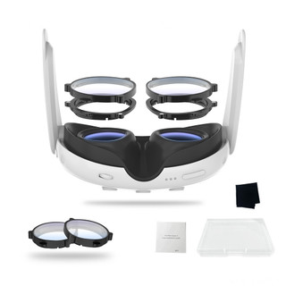 อุปกรณ์เสริม กรอบแว่นตาแม่เหล็ก สีดํา สําหรับ Meta quest 3 VR