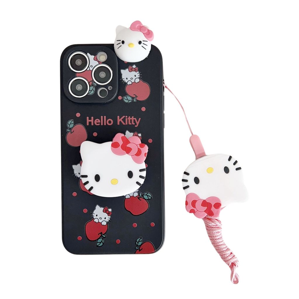Hello Kt Huawei P20pro P30LITE P30pro P50pro P50 P60pro P60 P40pro P40 P30 Cartoon Cute Case Hello Kt Phone Case Phone Cover Soft Silicone Casing with accessory