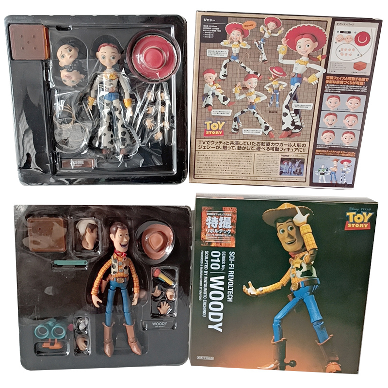 ฟิกเกอร์ Toy Story Anime Figure SHF Woody Jessie ขนาด 15 ซม. ของเล่นสําหรับเด็ก