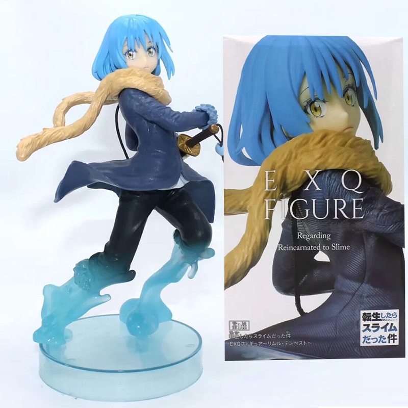 20 ซม.อะนิเมะเวลานั้นฉันกลับชาติมาเกิดเป็น Slime รูป Rimuru Tempest PVC Action Figures รุ่นเดสก์ท็อปตกแต่งตุ๊กตาของเล่น