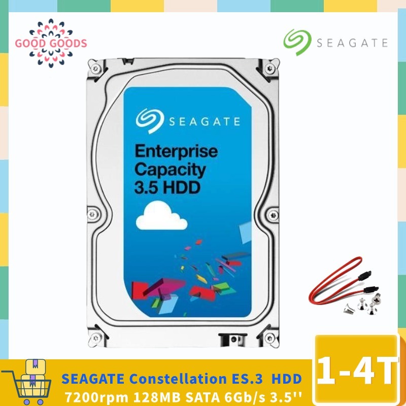 Seagate แคช SATA 6Gb/s ES.3 1TB 2TB 3TB 4TB 3.5 HDD 7200rpm 128MB