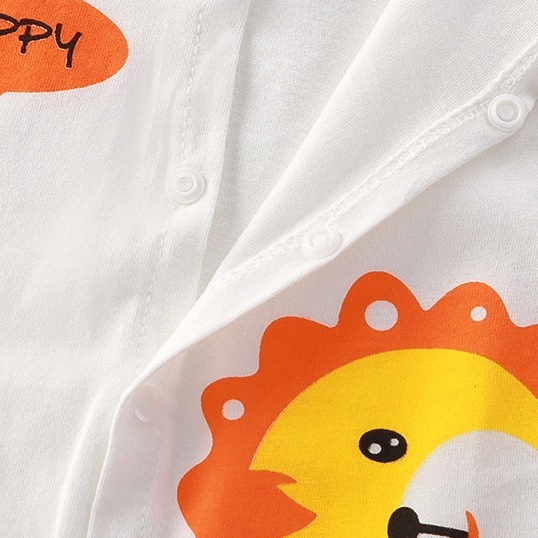 พร้อมส่ง ชุดบอดี้สูทรอมเปอร์ ผ้าฝ้าย พิมพ์ลาย สําหรับเด็กทารก - รูปที่ 3