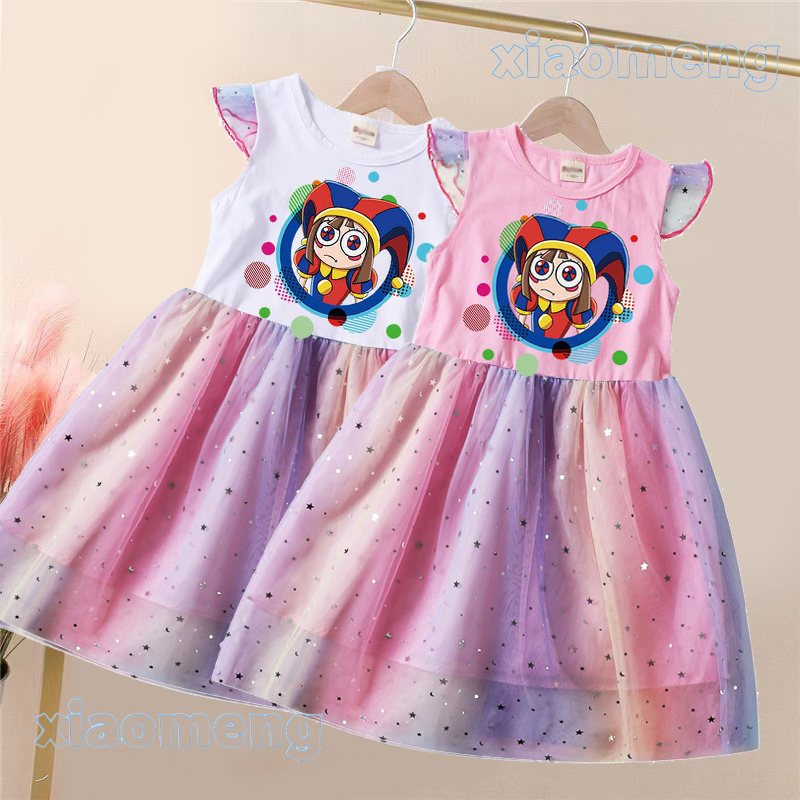 Pomni ชุดเดรสดิจิทัล สําหรับเด็ก