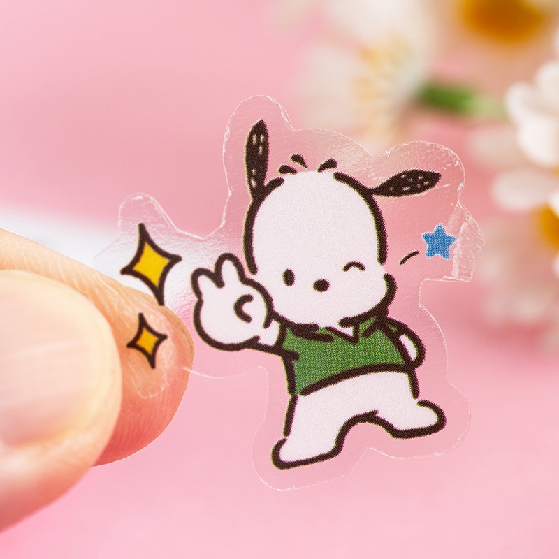 สติกเกอร์ ลายการ์ตูน Sanrio น่ารัก กันน้ํา สําหรับตกแต่งสมุดทํามือ