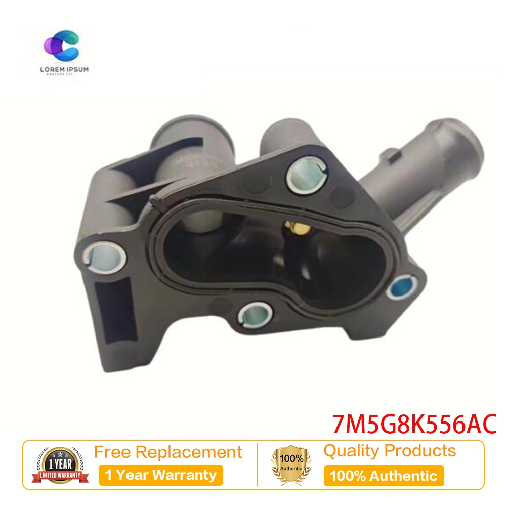 เครื่องยนต์ Coolant Water Outlet Housing Thermostat สําหรับ Ford Focus C Max Fiesta 7M5G-8K556-AC 7M