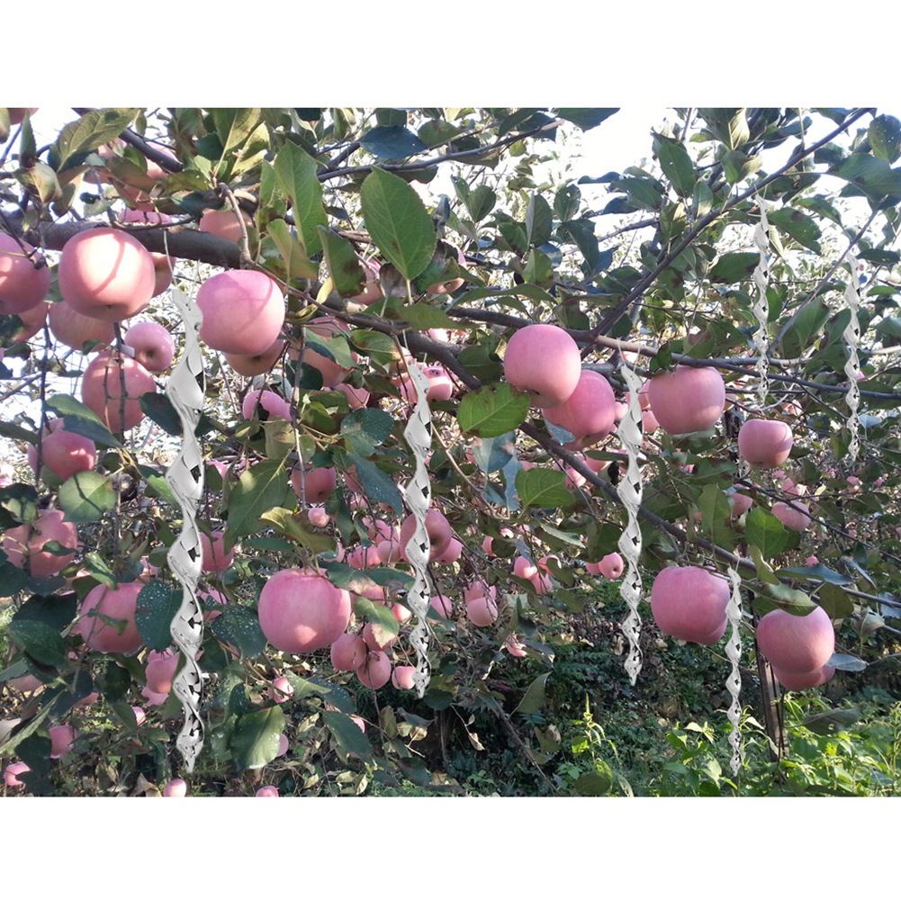 [พร้อมส่ง] 12 ชิ้น สะท้อนแสง ไล่นก หมุนได้ กลัว ก้านระเบียง บ้าน สวน แท่งสะท้อนแสงไล่นก แท่งไล่นก bird repeller - รูปที่ 6