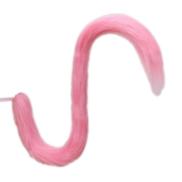 Shiningstars 80 ซม.ยาวผู้ใหญ่เด็กคอสเพลย์อะนิเมะFluffy Plushยาวแมวหางแฟนซีชุดอุปกรณ์เสริมปาร์ตี้ฮาโลวีนเครื่องแต่งกายProp - รูปที่ 4