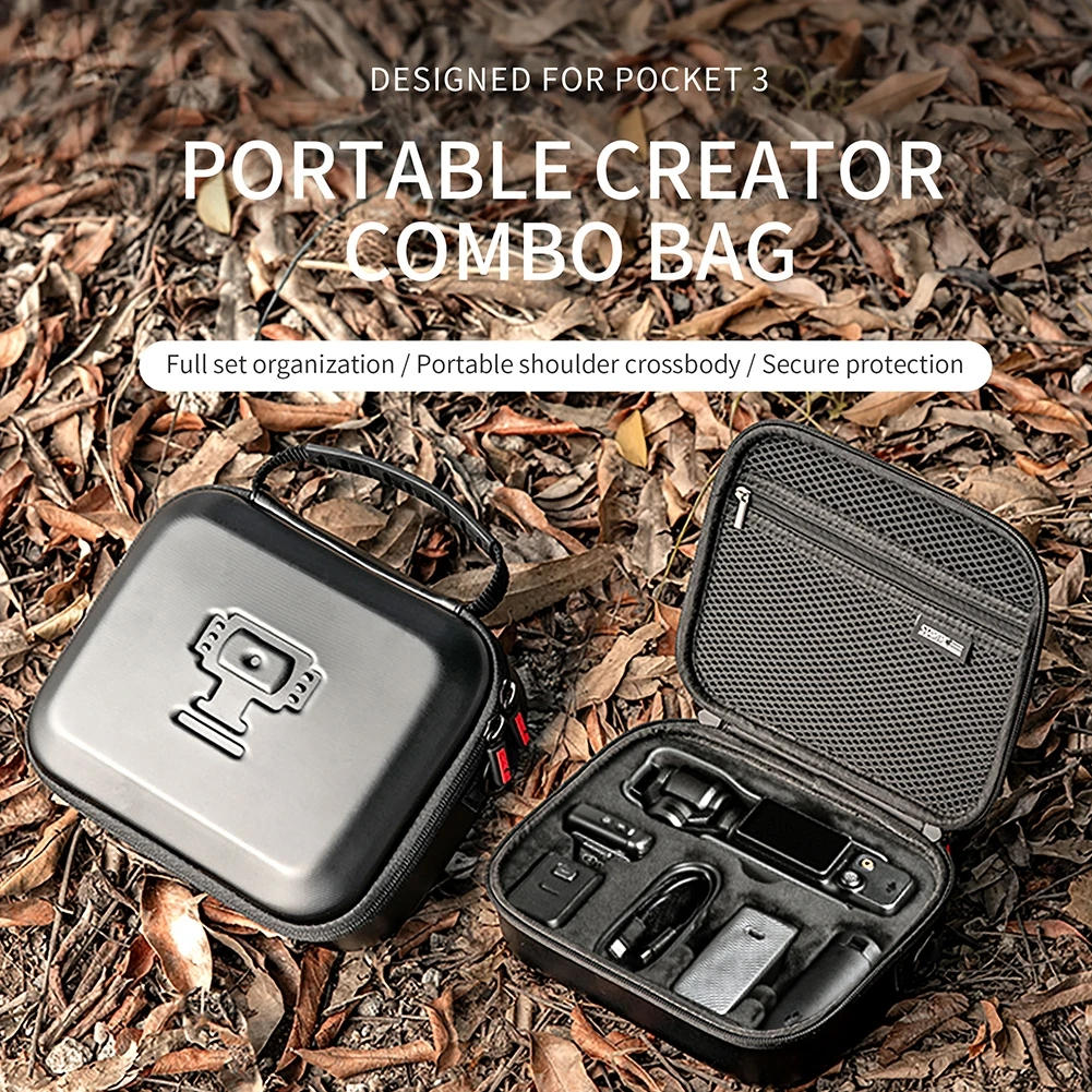 กระเป๋าสะพายไหล่ หนัง PU กันน้ํา อุปกรณ์เสริม สําหรับ DJI Osmo Pocket 3 2 Sport Camera