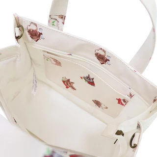 2024 UK Cath Kidston ส่งออก Tote Bag กระเป๋าสะพายหญิงสะพายข้างกระเป๋าใบเล็กผ้าใบกันน้ําพิมพ์สไตล์อังกฤษกล่องอาหารกลางวันกระเป๋า