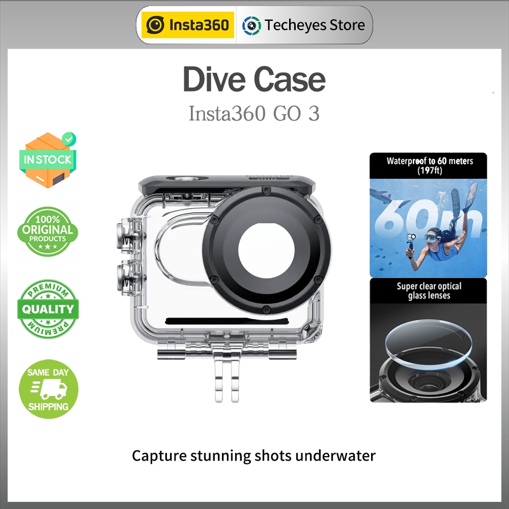【New arrivals】Original Insta360 GO 3 Dive Case for Insta360 GO 3 Camera