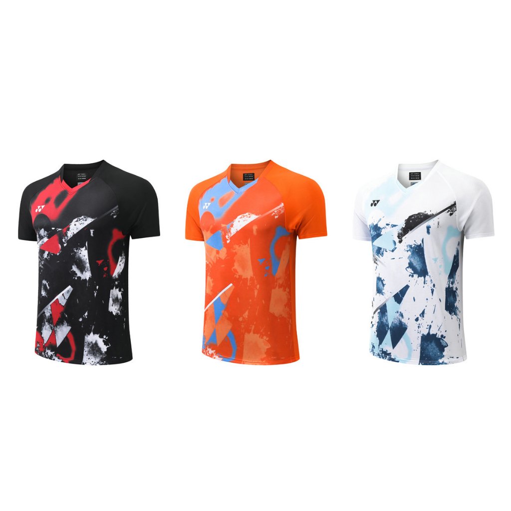 2024 ใหม่ Yonex เสื้อยืดแบดมินตัน แขนสั้น สําหรับผู้ชาย และผู้หญิง เหมาะกับการแข่งขัน กีฬาเทนนิส