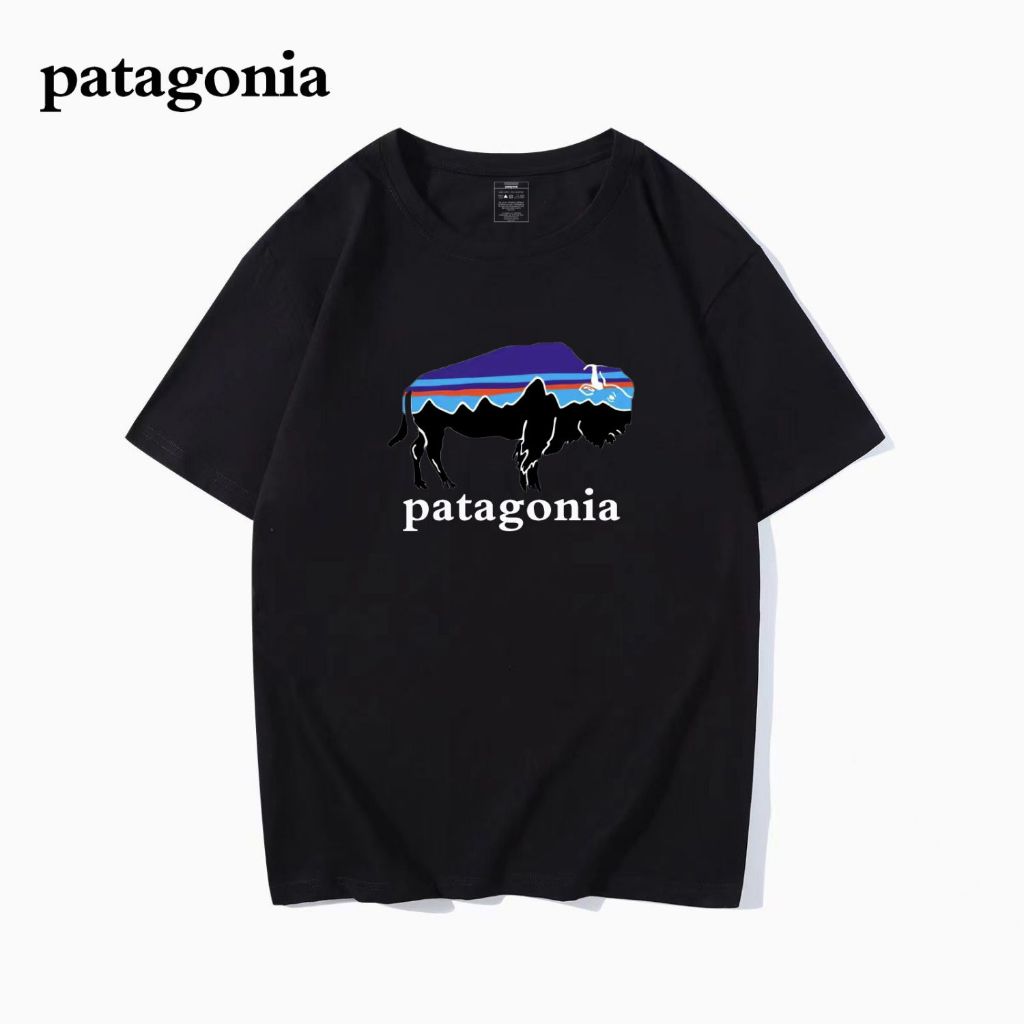 Patagonia Patagonia เสื้อยืดคอกลม แขนสั้น ทรงหลวม แฟชั่นฤดูร้อน สําหรับผู้ชาย และผู้หญิง