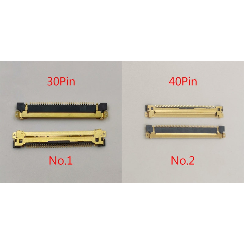 2-10pcs สาย LCD FPC Connector On Logic Board เมนบอร์ดสําหรับ Samsung DELL Alienware 15 17 R1 R2 R4 R