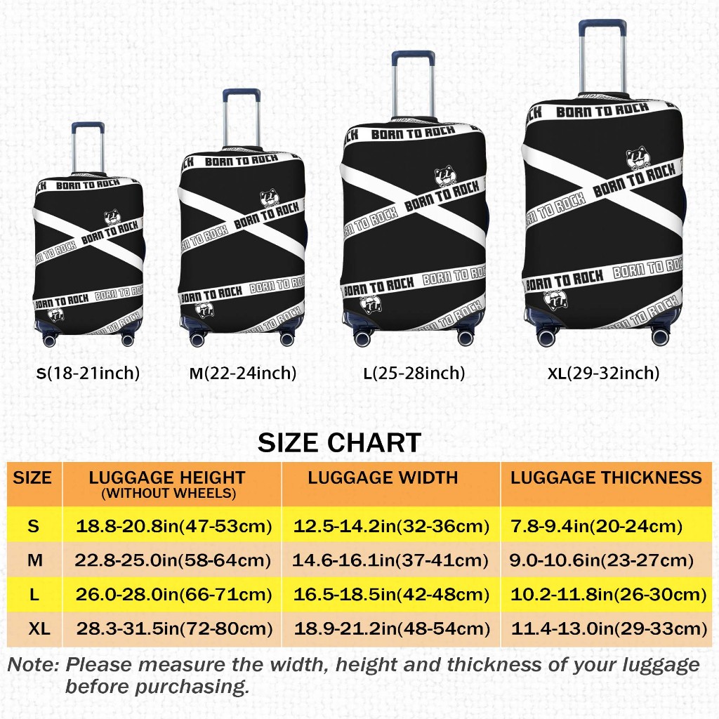 ผ้าคลุมกระเป๋าเดินทาง ผ้าสแปนเด็กซ์ แบบยืดหยุ่น ยืดหยุ่น Luggage Cover 18 20 24 28 30 32 นิ้ว 24J - รูปที่ 3