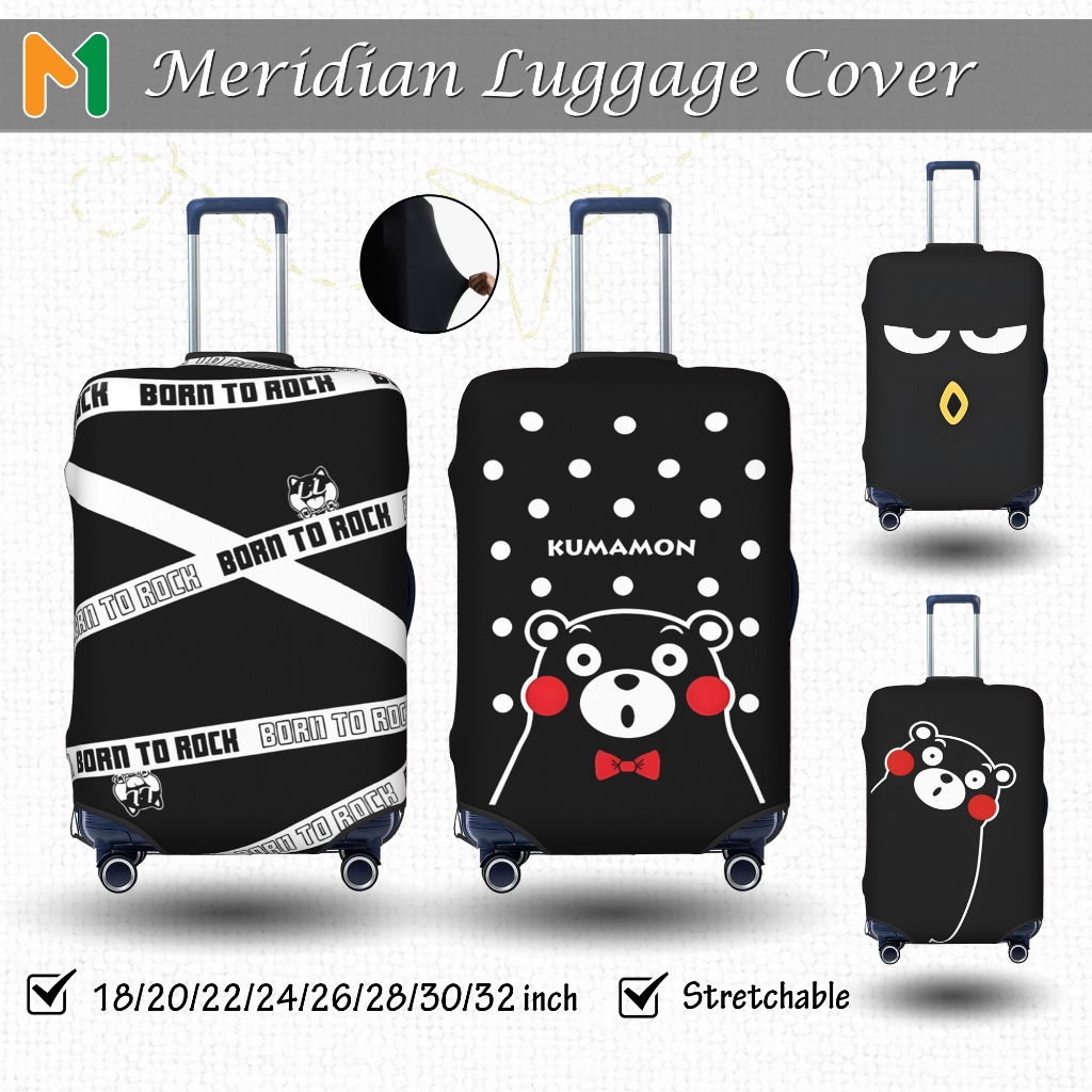 ผ้าคลุมกระเป๋าเดินทาง ผ้าสแปนเด็กซ์ แบบยืดหยุ่น ยืดหยุ่น Luggage Cover 18 20 24 28 30 32 นิ้ว 24J
