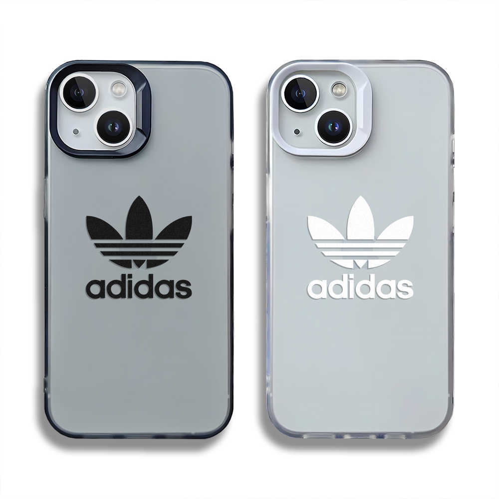 เคสโทรศัพท์มือถือ พลาสติกนิ่ม ผิวด้าน ลาย Adidas สําหรับ iPhone 15 14 13 12 11 ProMax 7 8 Plus X XR Xs Max