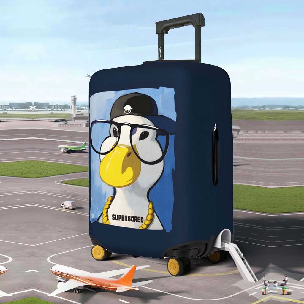 ผ้าคลุมกระเป๋าเดินทาง ผ้าสแปนเด็กซ์ แบบยืดหยุ่น ยืดหยุ่น Luggage Cover 18 20 24 28 30 32 นิ้ว 24M
