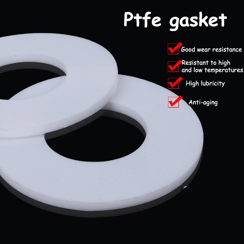 ปะเก็นหน้าแปลนโพลีเอทิลีน Ptfe ทนความร้อนสูง DN15-DN200 1Ea