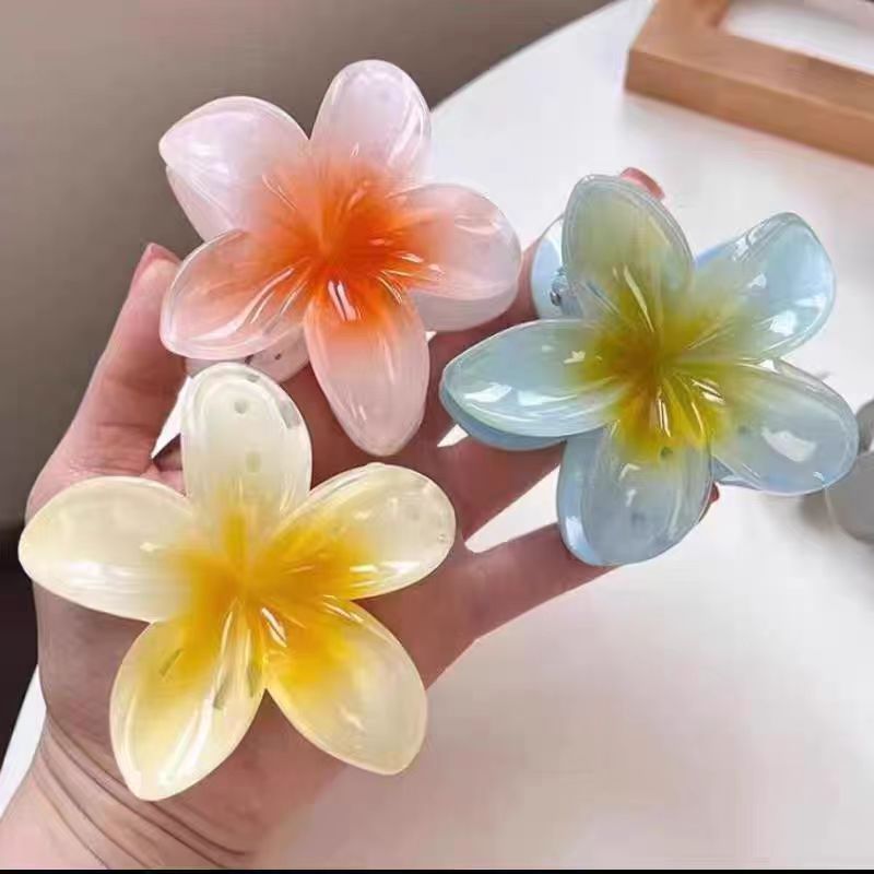 กิ๊บติดผมเกาหลีเดี่ยวคลิปดอกไม้ไข่สร้างสรรค์เครื่องประดับผมสําหรับผู้หญิง