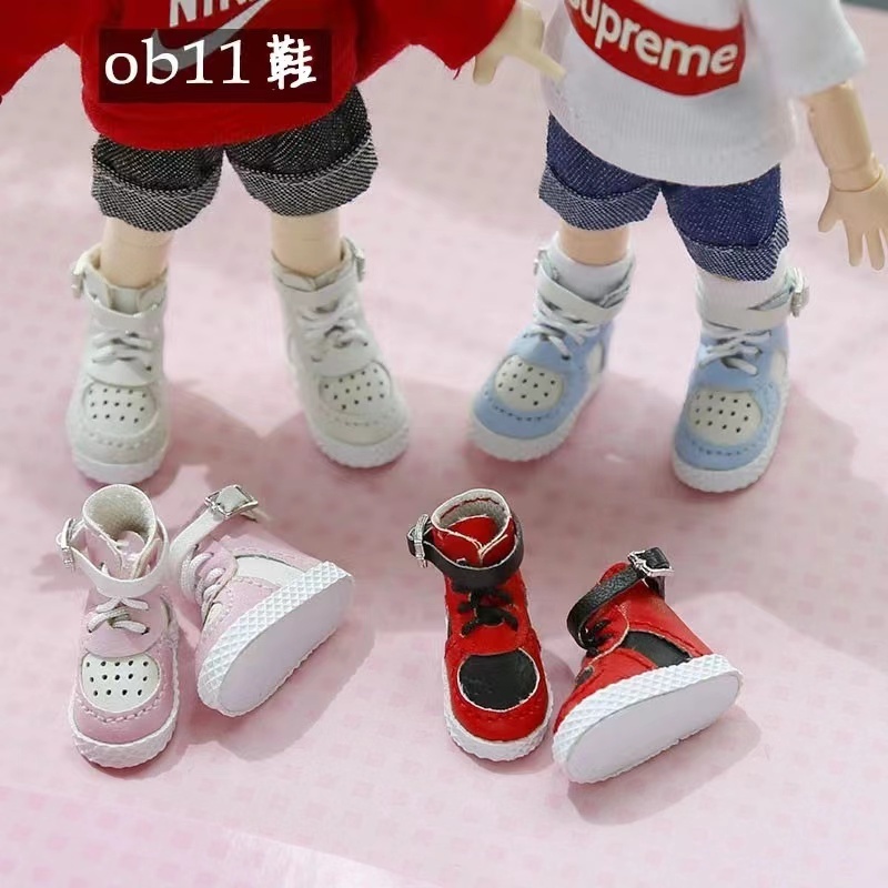 Ob11 รองเท้าตุ๊กตา (2.5*1.1 ซม.) 1/12 BJD GSC Nendoroid Body9 Molly DOD YMY Obitsu11 อุปกรณ์เสริม