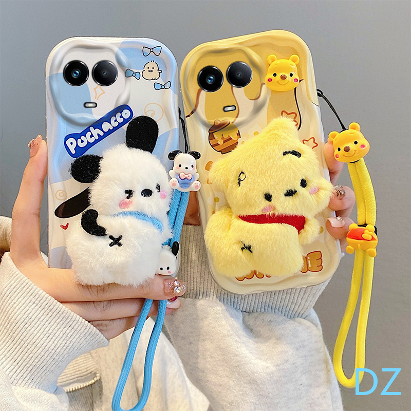 เคส Realme 11X Realme 11 Realme 11 PRO + กรณีโทรศัพท์มือถือ ตุ๊กตาน่ารัก สร้อยข้อมือ TYMR