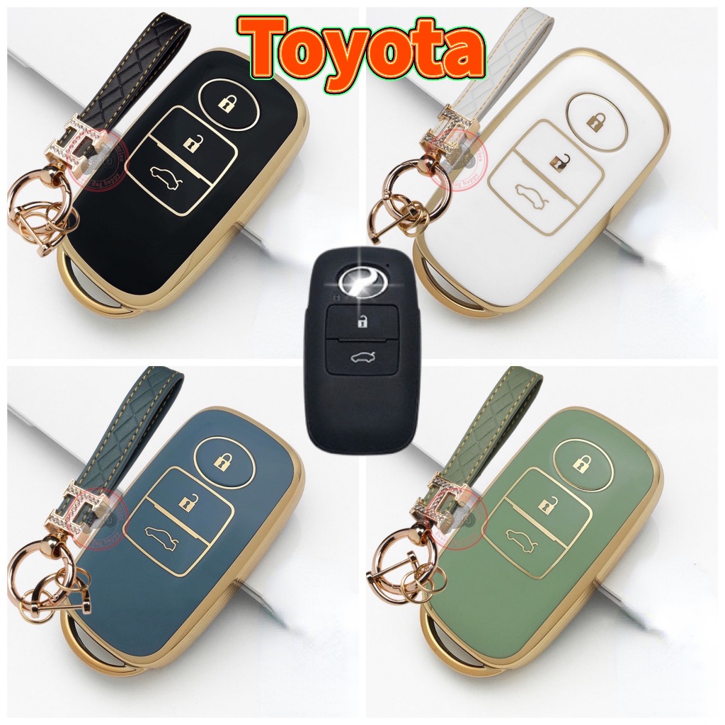 ซื้อ 【ส่งจากไทย】เคสกุญแจ Toyota Yaris Ative Cross New Yaris Ativ Sports TPU เคสรีโมตกุญแจรถยนต์ สําหรับ