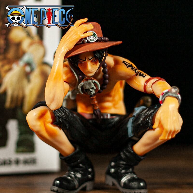 โมเดลฟิกเกอร์ PVC อนิเมะ One Piece Portgas D Ace Battle Fire ขนาด 13 ซม. ของเล่นสําหรับเก็บสะสม