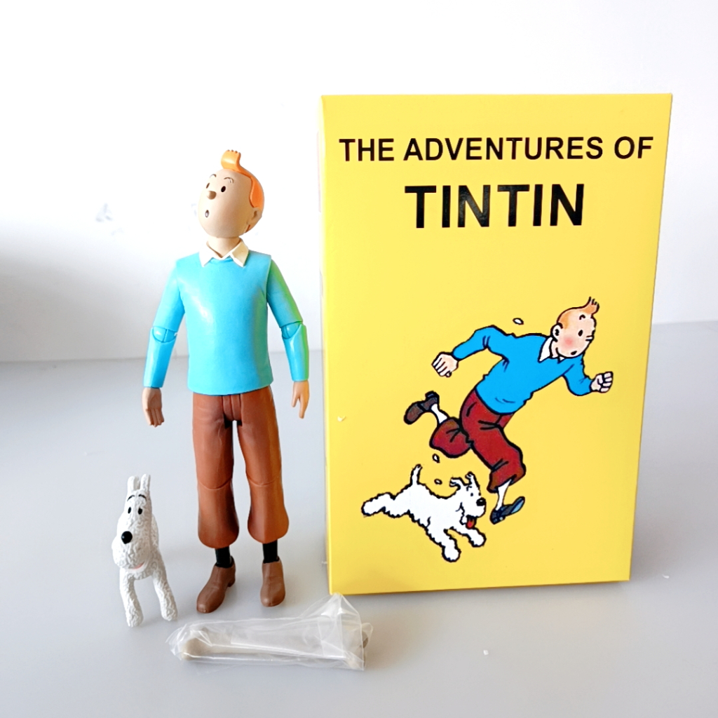 โมเดลฟิกเกอร์ Pvc รูปการ์ตูนอนิเมะ The Adventures of Tintin Dupont Milou ขนาด 18 ซม. เหมาะกับของขวัญวันเกิด ของเล่นสําหรับเด็ก