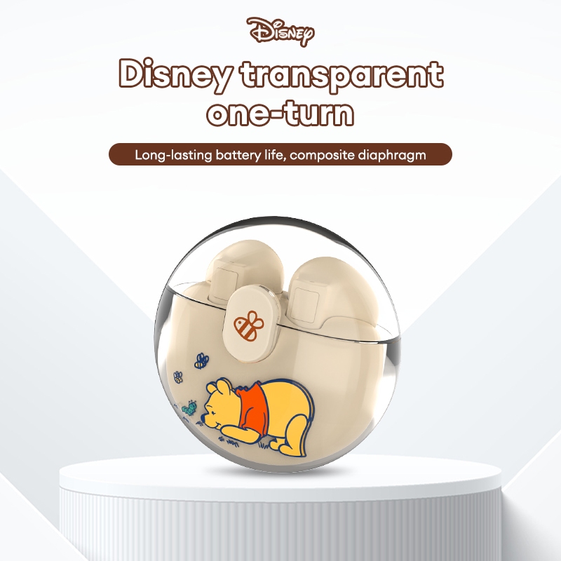 Disney J155 หูฟังบลูทูธไร้สาย HIFI เสียงสเตอริโอ ความจุเยอะ แบบพกพา