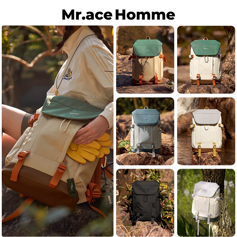 Mrace 3003 กระเป๋าเป้สะพายหลังกลางแจ้งความจุขนาดใหญ่กันน้ําเดินป่ากระเป๋าเดินทางกระเป๋านักเรียน