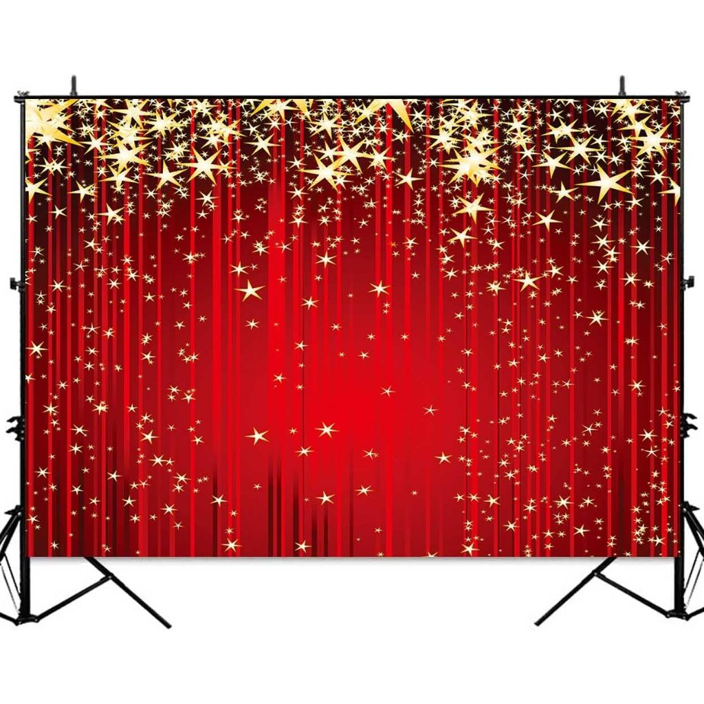 แนะนำ ผ้าม่าน ผ้าม่าน สีแดง ดาว สีทอง ฉากหลังการถ่ายภาพ พรมสีแดง ประกายแวววาว ดาว คริสต์มาส พื้นหลัง VIP ฮอลลีวูด ปาร์ตี้ ตกแต่งวันเกิด อินเดีย แบนเนอร์ ถ่ายภาพ บูธ อุปกรณ์ประกอบฉาก ราคาพิเศษ มีเก็บเงินปลายทาง