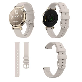 Compatible For สาย garmin lily 2 สายนาฬิกาข้อมือ Garmin Lily 2 Active สาย ซิลิโคนนิ่ม พร้อมอุปกรณ์ติดตั้ง สําหรับ Garmin Lily 2 2 Strap Silicone 2 Active Strap