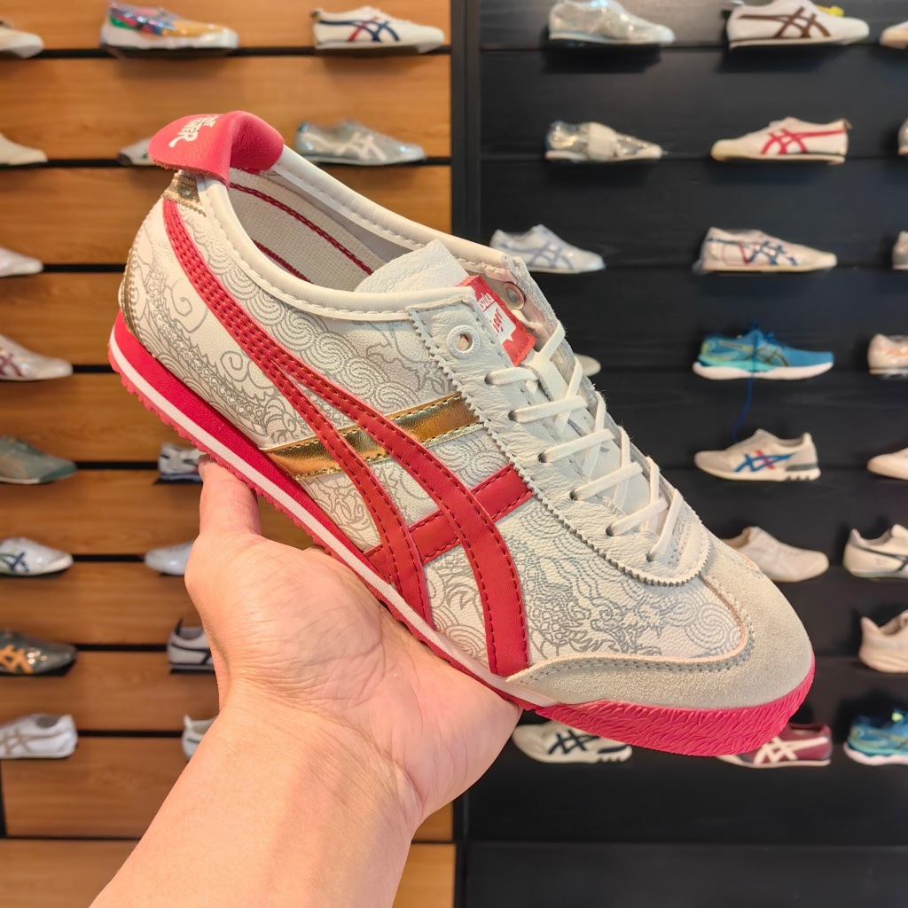 Onitsuka Year of the Dragon Customized MEXICO 66 SD Light Luxury Edition Brand New Version Lambskin+Cow Suede size: 36-45
