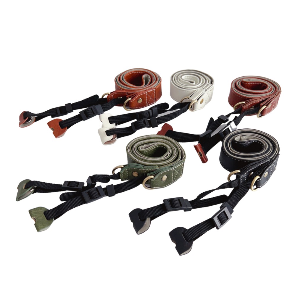 สายคล้องคอหนัง กันลื่น สําหรับกล้อง DSLR