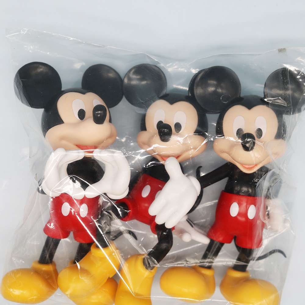 โมเดลฟิกเกอร์ PVC รูปการ์ตูนมิกกี้เมาส์ โดนัลด์ดั๊ก ขนาด 15 ซม. ของเล่นสําหรับเด็ก 3 ชิ้น ต่อชุด