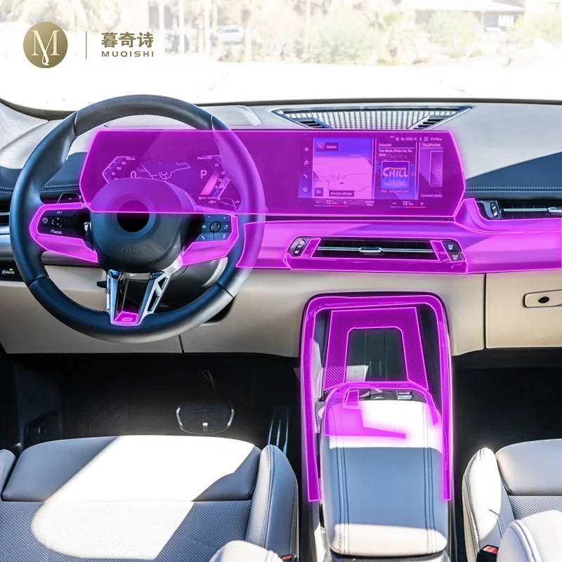 ฟิล์ม TPU ใส ผิวด้าน ป้องกันรอยขีดข่วน สําหรับ BMW U10 U11 X1 X2 iX1 2023-2024