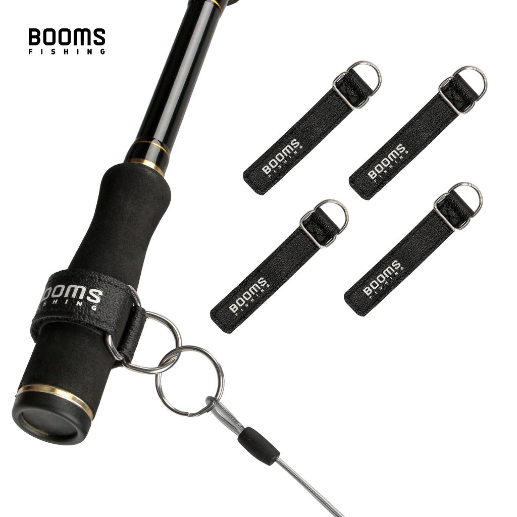 Booms ตกปลา RB1 ผู้ถือคันเบ็ด Tie เข็มขัดห่อสายรัด Suspenders Fastener Neoprene Fishing Tackle เครื่องมืออุปกรณ์เสริม