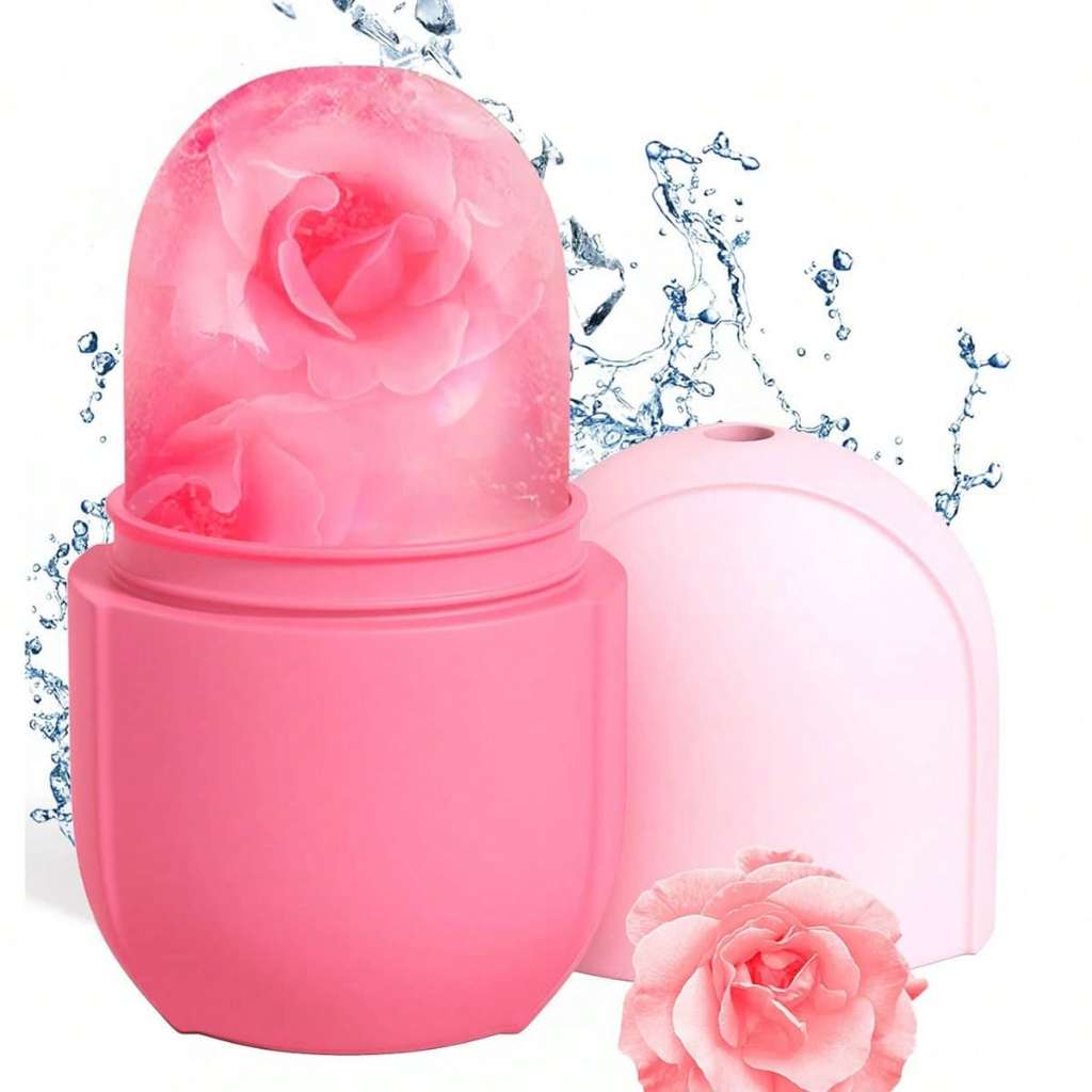 นวดหน ้ าถาดน ้ ําแข ็ งซิลิโคนน ้ ําแข ็ งสอบเทียบ Face Application ถาดน ้ ําแข ็ ง Facial Pore Shrinking Tool