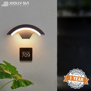 โคมไฟติดผนัง LED กันน้ํา สไตล์โมเดิร์น สําหรับตกแต่งสวน รั้ว รั้ว