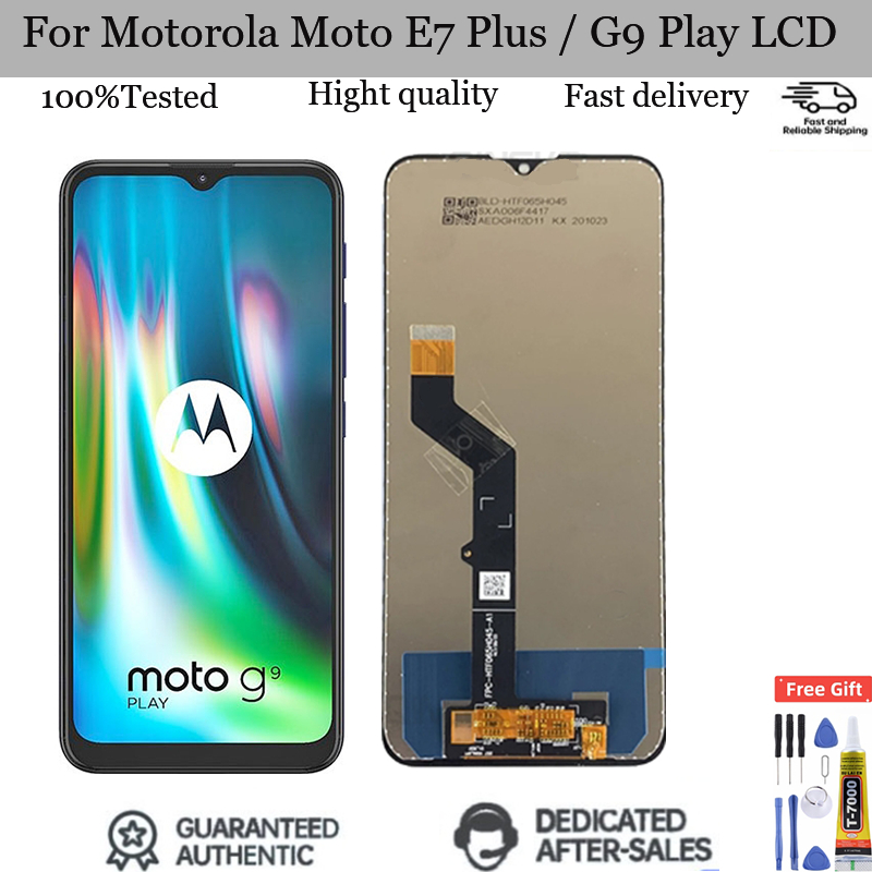 อะไหล่หน้าจอสัมผัส LCD แบบเปลี่ยน สําหรับ Motorola Moto E7 Plus G9 Play E7Plus XT2081-1 XT2083