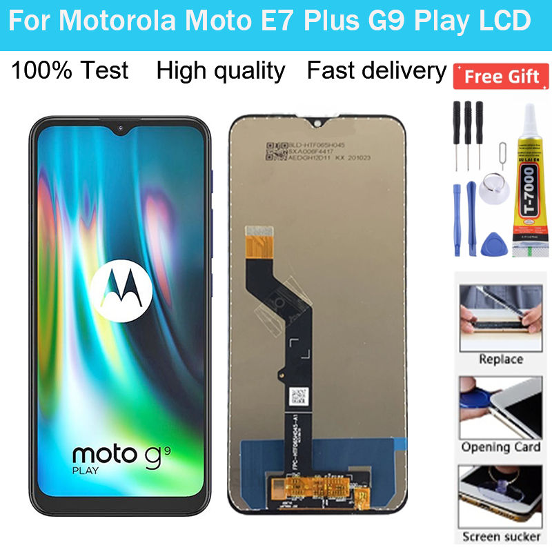 อะไหล่หน้าจอสัมผัส LCD แบบเปลี่ยน สําหรับ Motorola Moto E7 Plus G9 Play E7Plus XT2081-1 XT2083