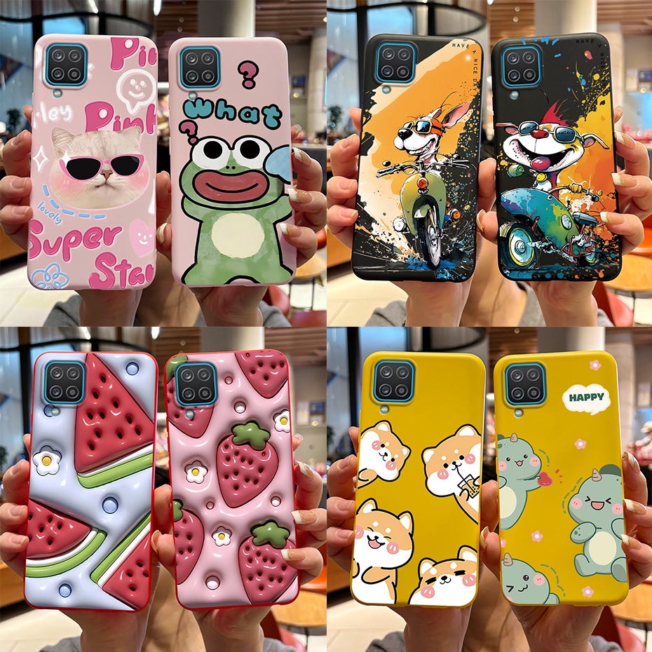 เคสโทรศัพท์มือถือ TPU นิ่ม ลายการ์ตูน สําหรับ Samsung Galaxy A42 5G A12 A12 A125F A 42 SM-A426B A 12 2020