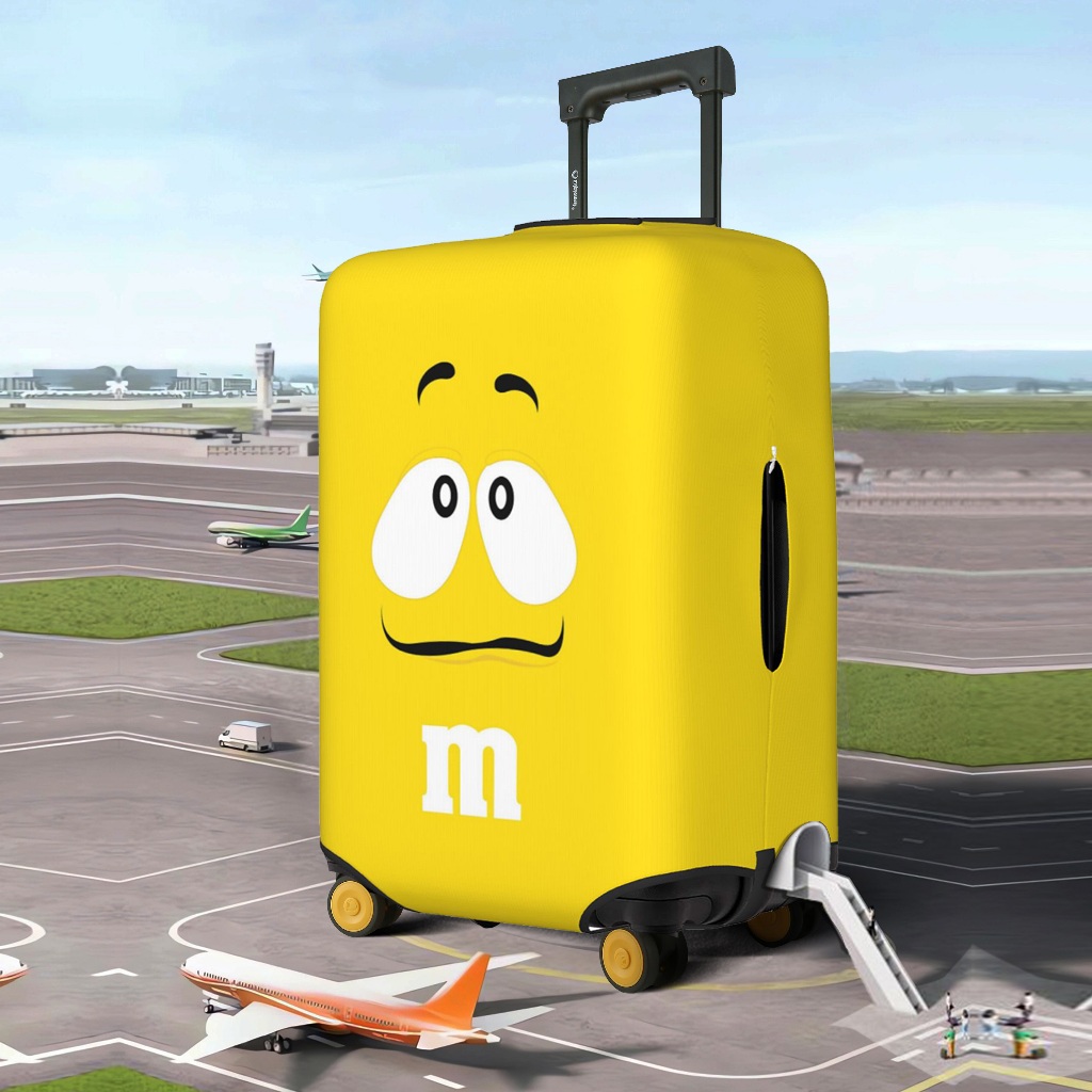 ผ้าคลุมกระเป๋าเดินทาง ผ้าสแปนเด็กซ์ แบบยืดหยุ่น 4 ขนาด Luggage Cover 18-32 นิ้ว [S/M/L/XL]  TYPE10