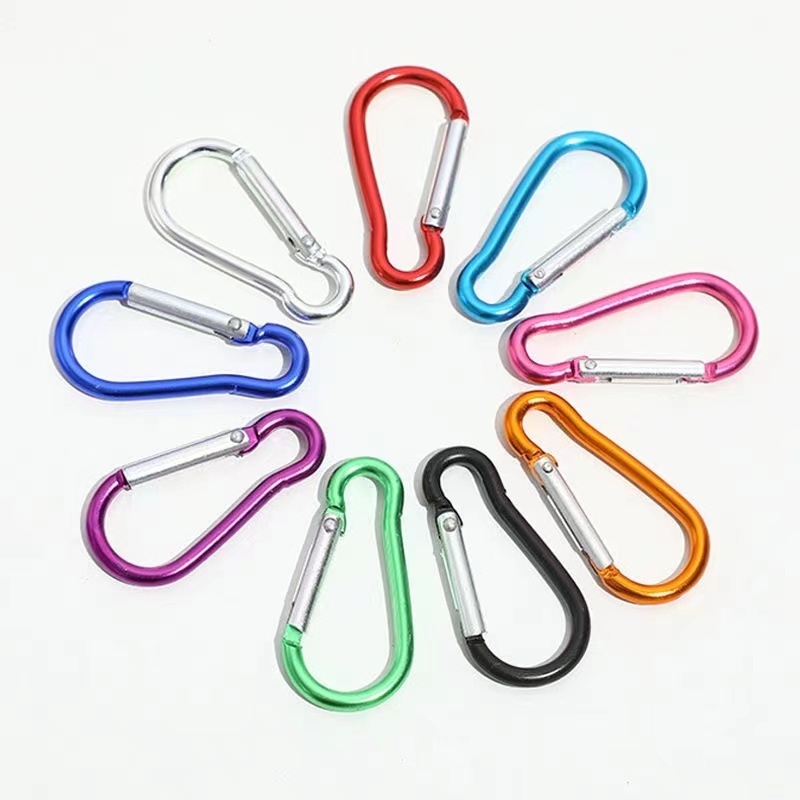 (สีสุ่ม )1pc พวงกุญแจ mini carabiner คาราไบเนอร์รูปที่ 5 มะระมีราคาส่ง