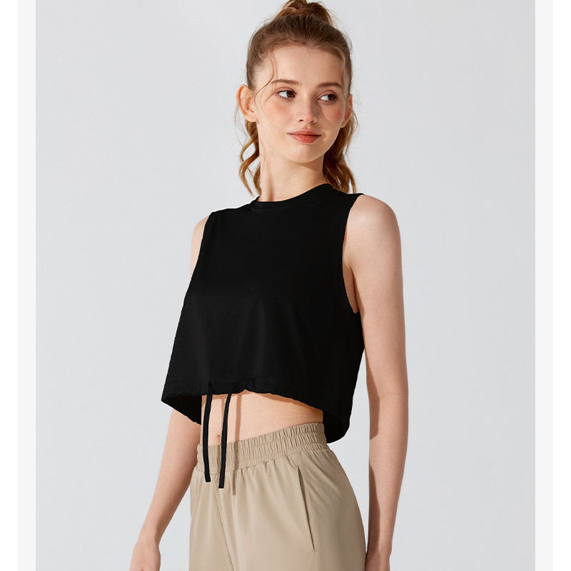 ท็อปส์ซูกีฬา โยคะเสื้อกล้ามฟิตเนสกีฬาแขนสั้นผู้หญิงเสื้อยืดระบายอากาศแฟชั่นหลวมวิ่งฤดูร้อนเสื้อผ้าออกกําลังกาย ราคา ถูกที่สุด ดีลบีเคเค แกลเลอรีภาพที่ 8