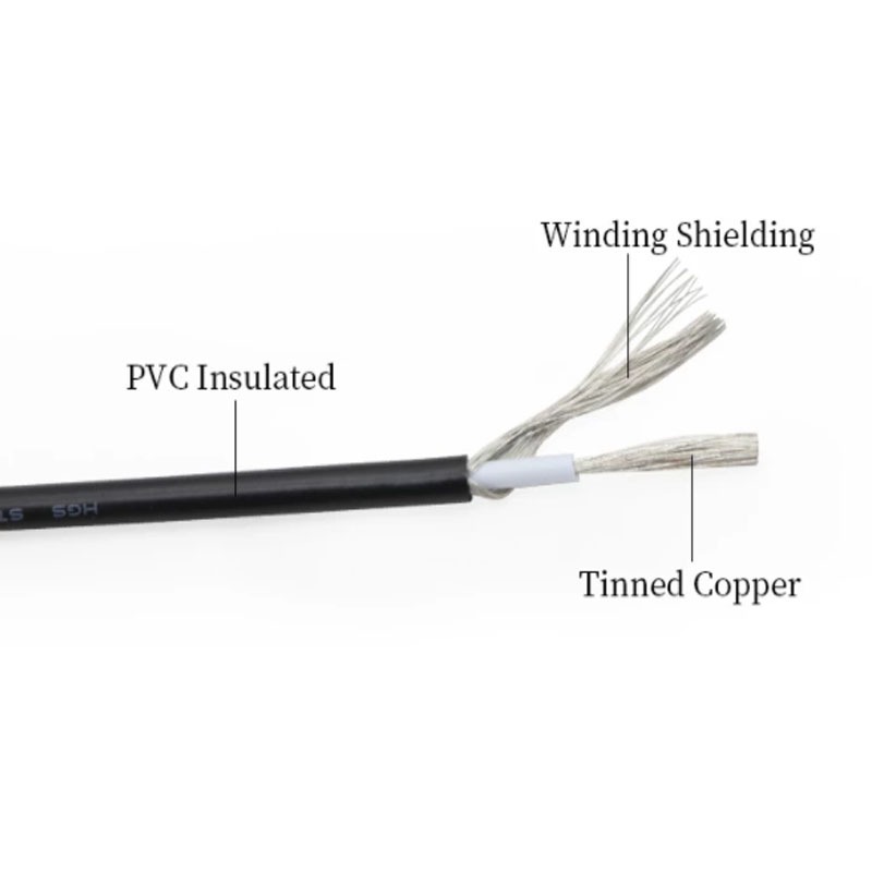 5Meters UL1533 PVC Shielded Cable 32 30 28 26 24 AWG Channel Audio Single Core Electronic Copper Shi