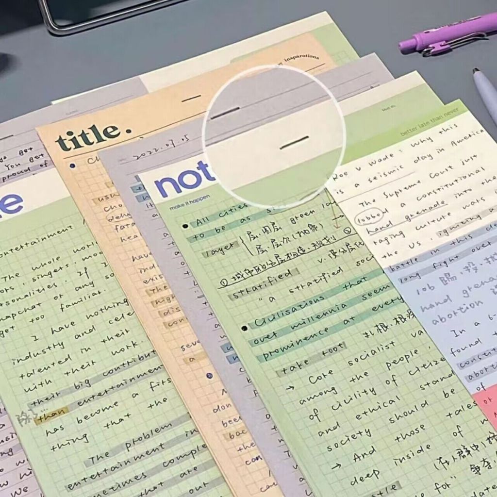 โอฮายะ | สมุดจดบันทึก | สมุดแพลนเนอร์ ขนาด B5 30 แผ่น 60 แผ่น - รูปที่ 4