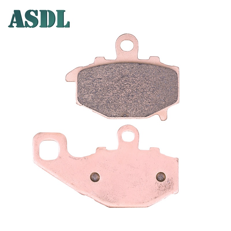 Asdl รถจักรยานยนต์ทองแดงตามแผ่นเผาด้านหน้าและด้านหลังผ้าเบรคชุดสําหรับ KAWASAKI ZRX 400 E3 ER-6f Non