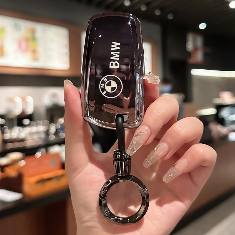 [พร้อมส่ง] เคสกุญแจรถยนต์ TPU ไล่โทนสี สีดํา แดง สําหรับ BMW F10 F20 F30 F18 F25 M3 M4 E34 E36