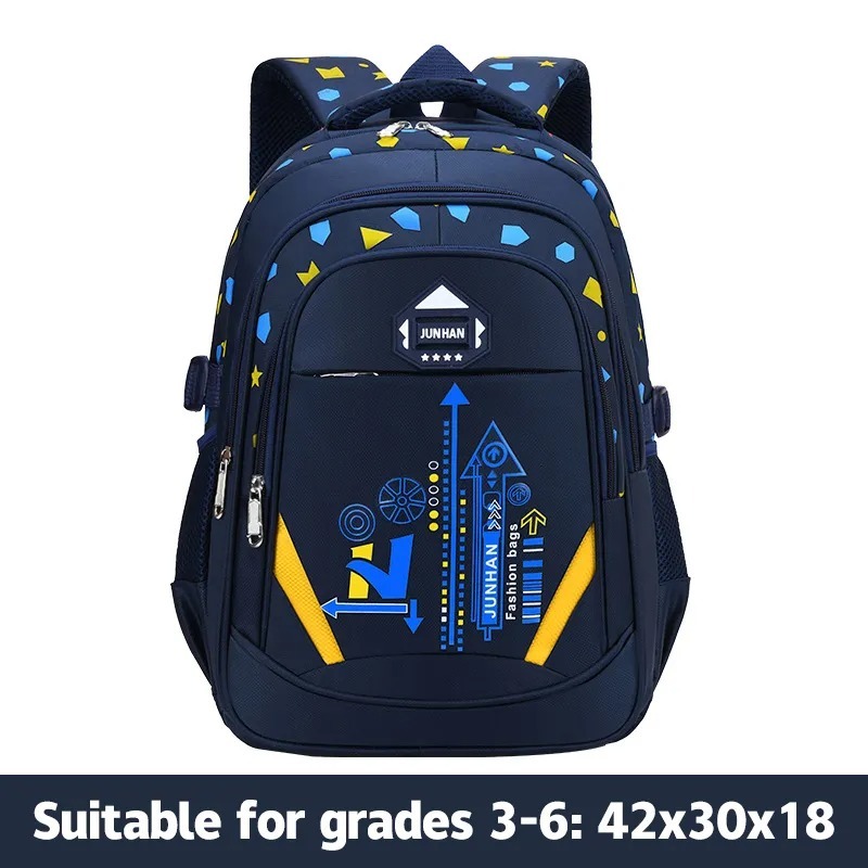Otata กระเป๋าเป้สะพายหลัง กระเป๋านักเรียน ความจุสูง กันน้ํา เกรด 3-6 สายกว้าง สําหรับเด็กนักเรียน